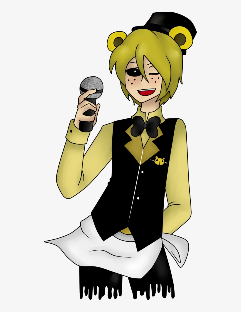 Golden Freddy Human Version, transparent png #1584820