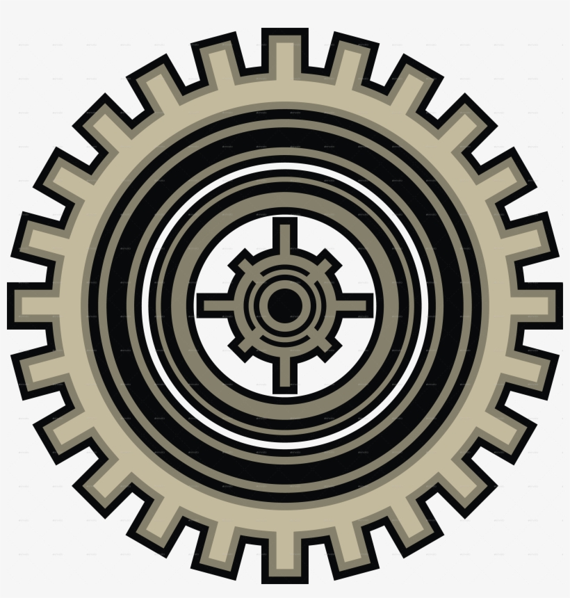 Steampunk Gears Png Download - Marikina Polytechnic College Logo, transparent png #1585102