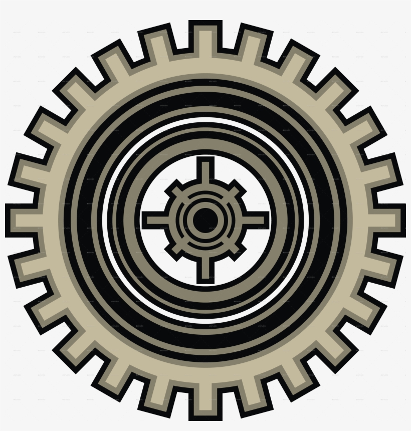Steampunk Gears Png Download - Marikina Polytechnic College Logo, transparent png #1585102