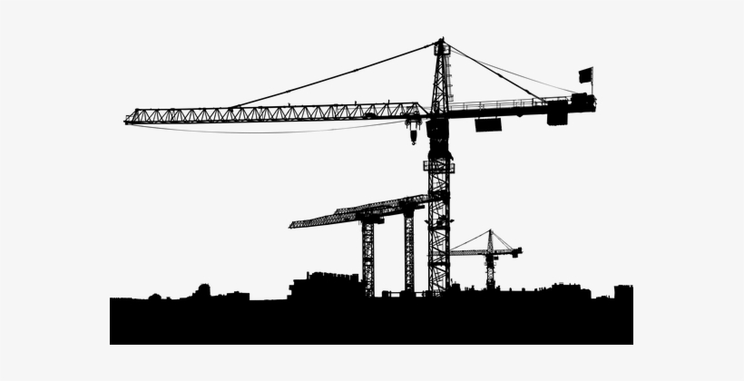 Industrial, Cranes, Construction - Cranes Notebook, transparent png #1585179