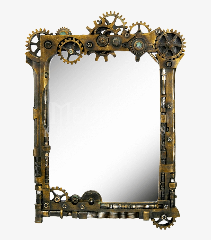 Steampunk Gear Wall Mirror - Steampunk Wall Mirrors, transparent png #1585202