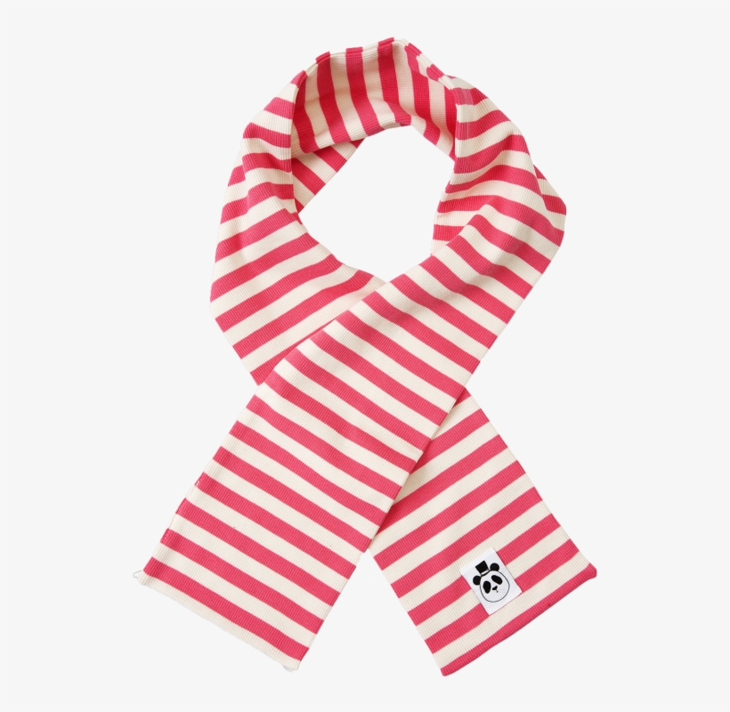 Christmas Scarf Png - Stripe Rib Scarf In Pink, transparent png #1585336