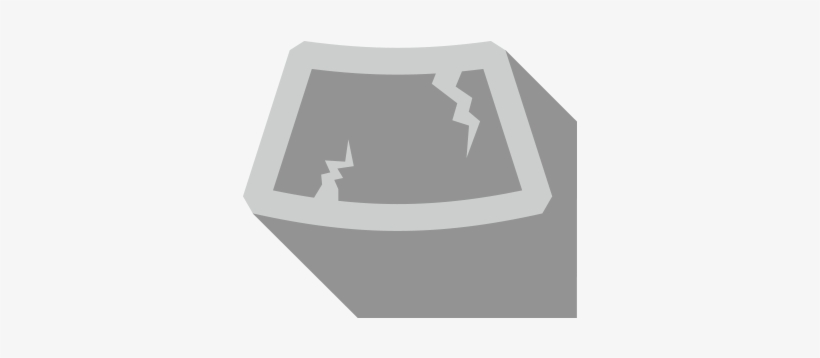 Broken Windshield - Windshield, transparent png #1585696