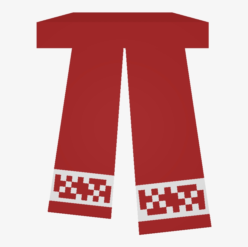 Holiday Clipart Scarf - Unturned Red Scarf, transparent png #1585763