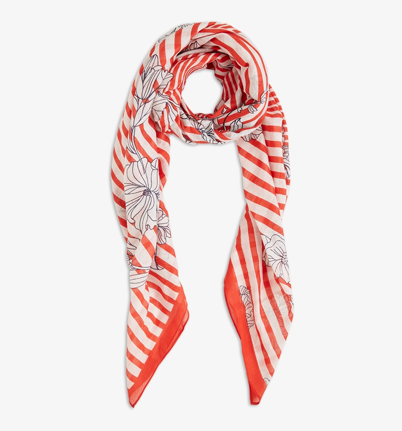 Scarf Red - Scarf, transparent png #1585834