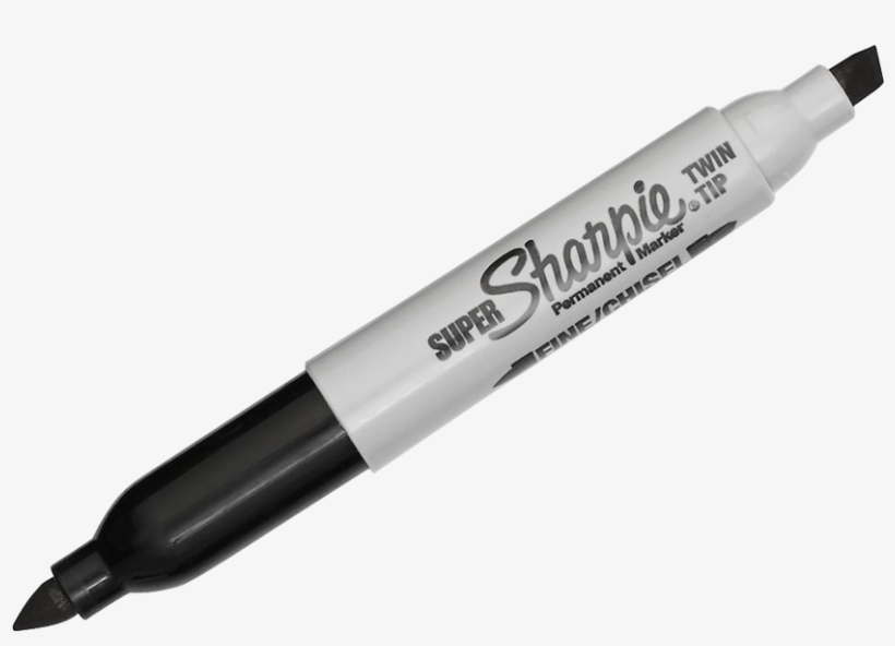 Sharpie® Super Twin Tip Marker Thick Sharpie Free Transparent PNG
