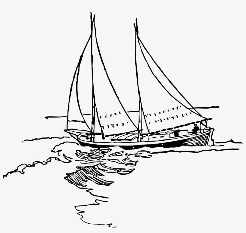 This Free Icons Png Design Of Schooner-rigged Sharpie, transparent png #1586362