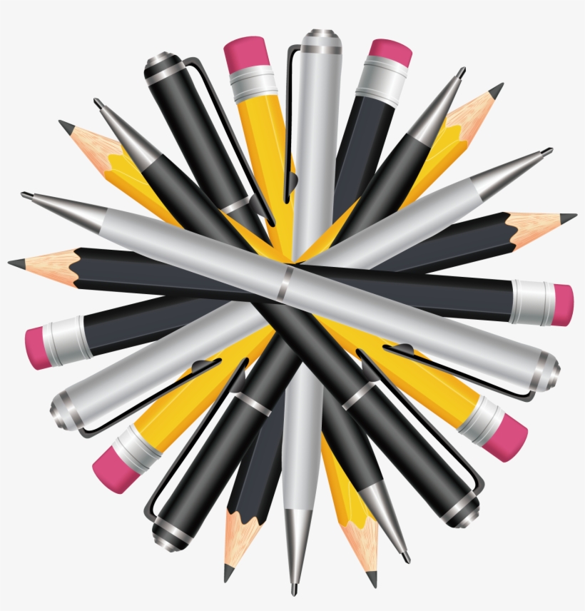 Clip Art Library Download Drawing Gum Marker - Pens And Pencils Png, transparent png #1586485