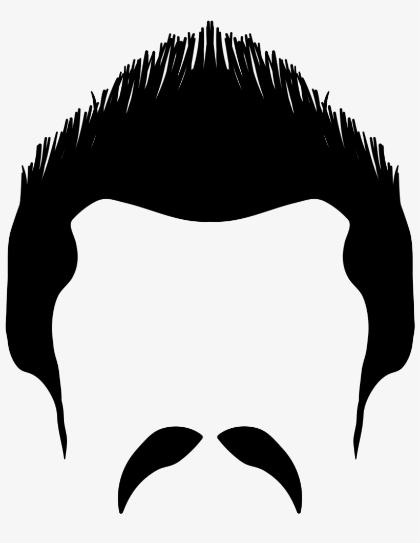 Beard Comments - Ron Swanson Clip Art, transparent png #1586821