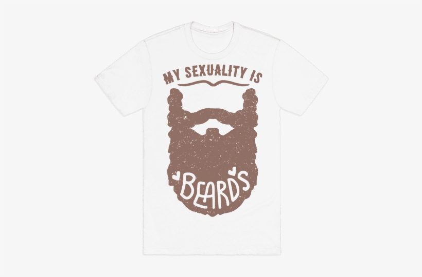 My Sexuality Is Beards Tee - Succulent Cactus T Shirt, transparent png #1586840