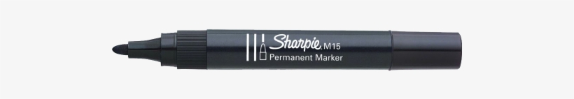 Permanentinis Žymeklis Sharpie M15 Juodas - Sharpie M15 Bullet Permanent Marker - Blue, transparent png #1586919