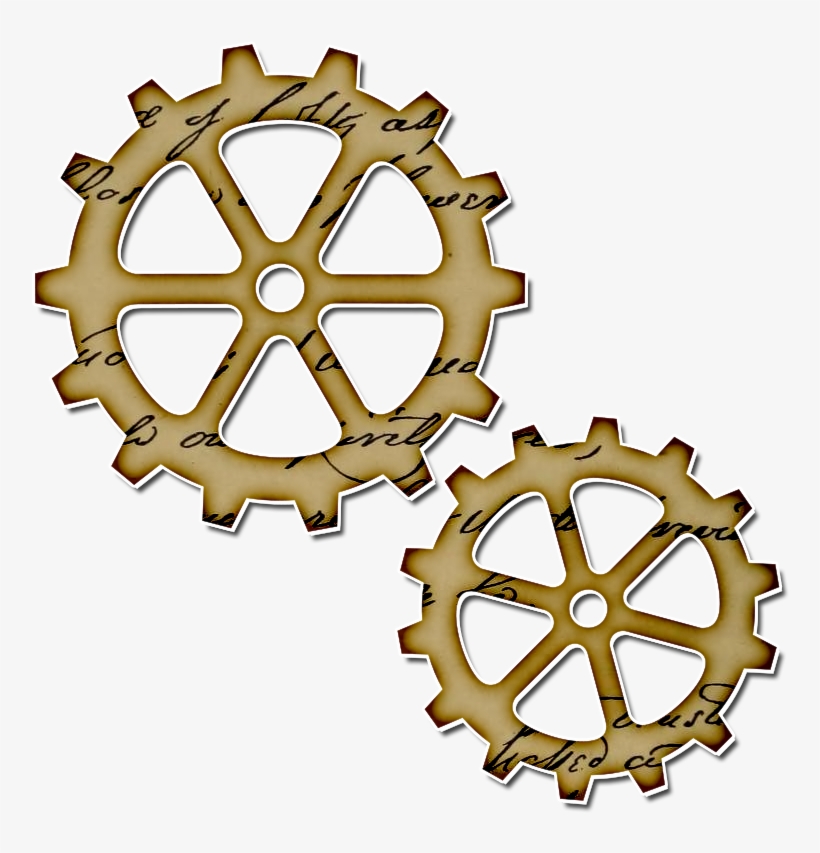 Free Gear Clipart - Steampunk Clipart Gears, transparent png #1586984