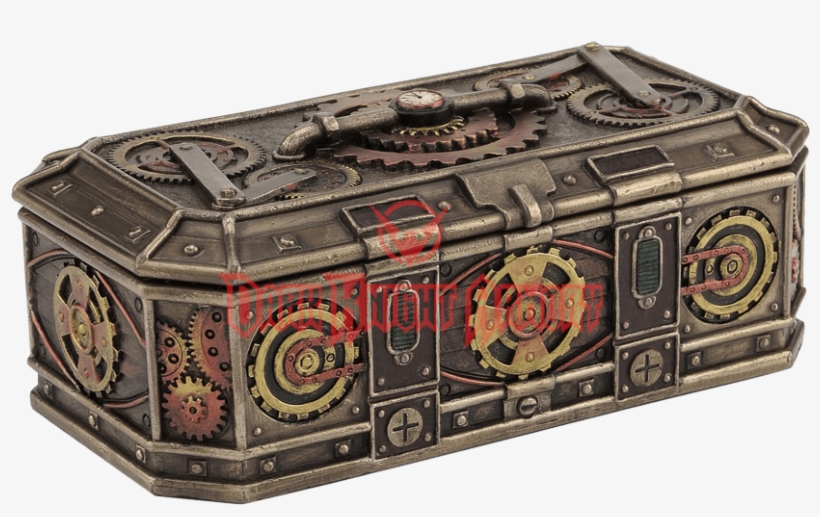 Steampunk Gears Trinket Box - Steampunk Gears Trinket Box By Veronese, transparent png #1587034