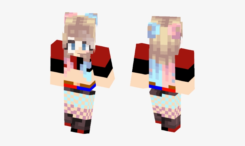 Rebel Harley Quinn - Minecraft, transparent png #1587290
