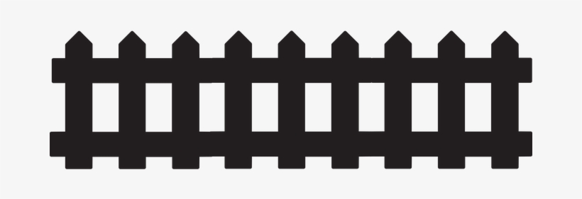 Fence Wooden Silhouette Black Fence Fence - Fence, transparent png #1587390
