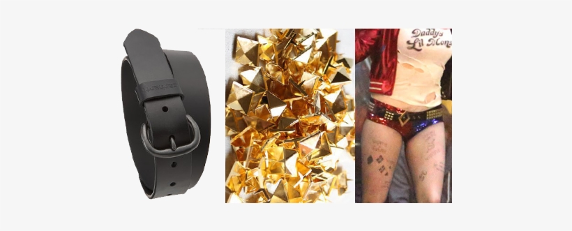 Buy Belt Buy Studs - Diy Harley Quinn Belt, transparent png #1587533
