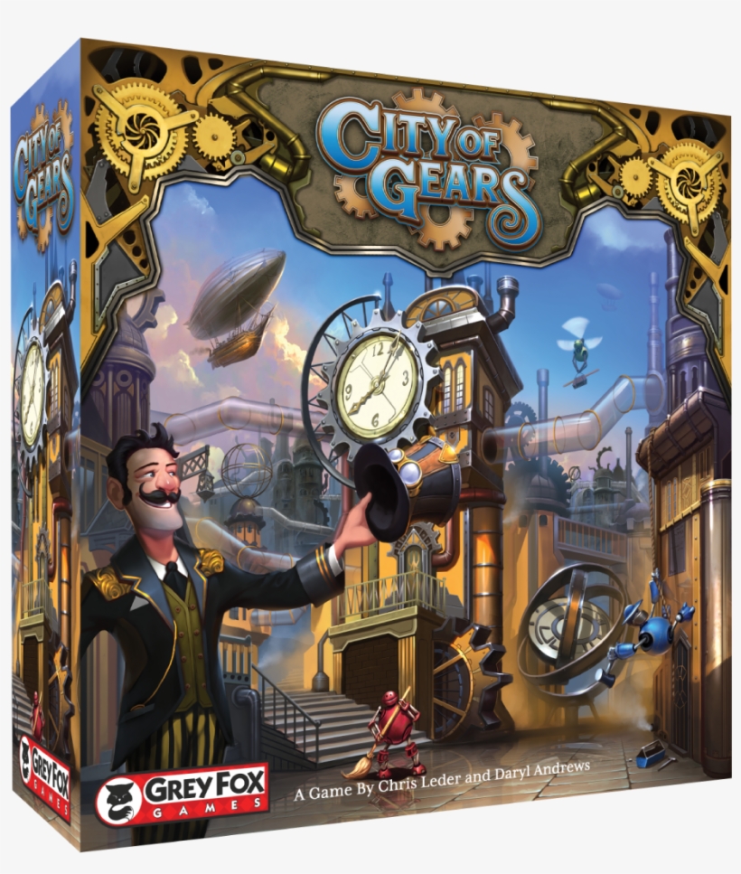 City Of Gears Is A Unique Steampunk Game Of Exploration, - The Game Crafter, transparent png #1587535