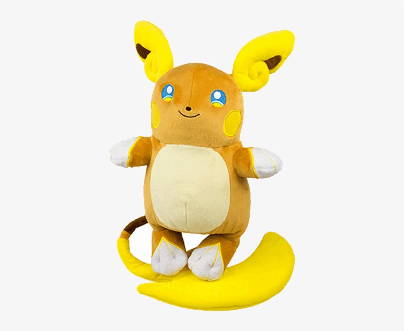 Pokemon Alolan Raichu Plush, transparent png #1588002