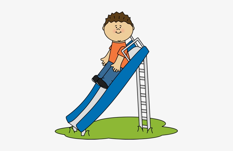 Optimized - Play On The Slide Clipart, transparent png #1588047