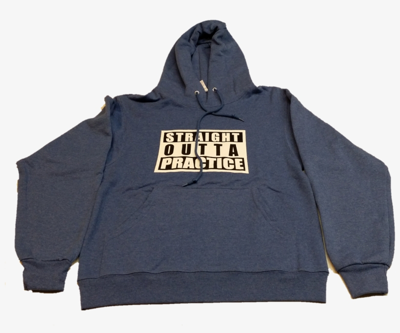 The Straight Out Of Practice Volleyball Hoodie Is A - Out Of Practice, transparent png #1588140