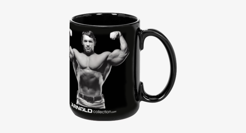 Arnold Double Bicep Mug - Mug, transparent png #1589593