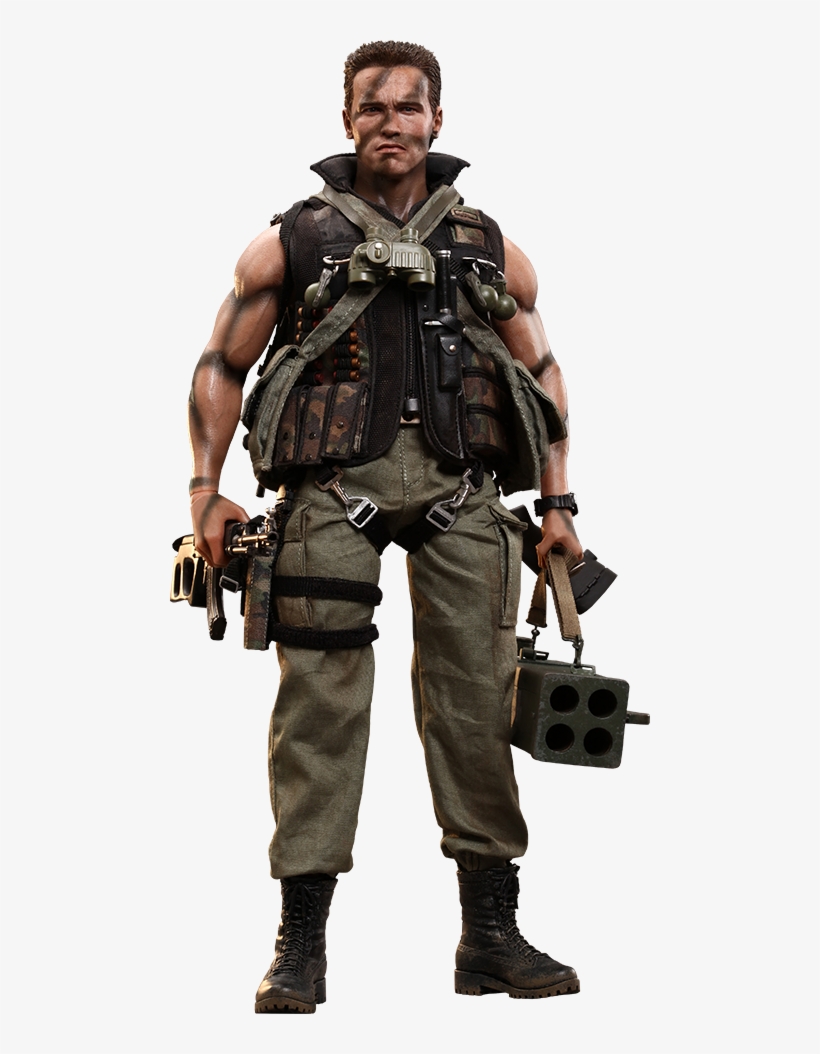 John Matrix Action Figure By Hot Toys - John Matrix (arnold Schwarzenegger), transparent png #1589662