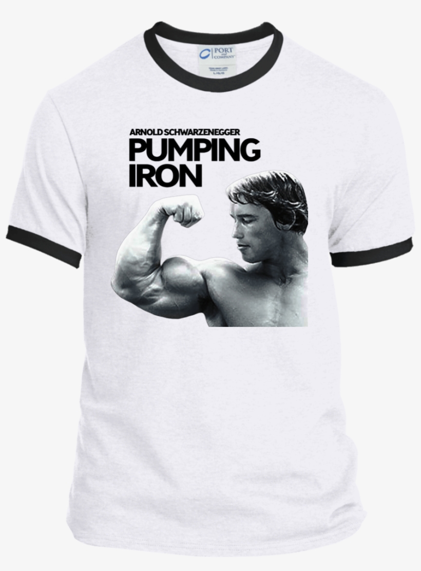 Arnold Schwarzenegger Pumping Iron T-shirt - Pumping Iron T Shirt, transparent png #1589682
