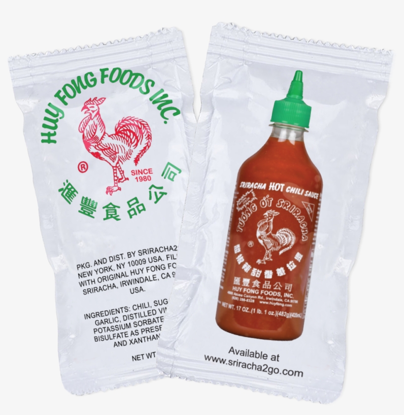 Sriracha Sauce Packet, transparent png #1589759