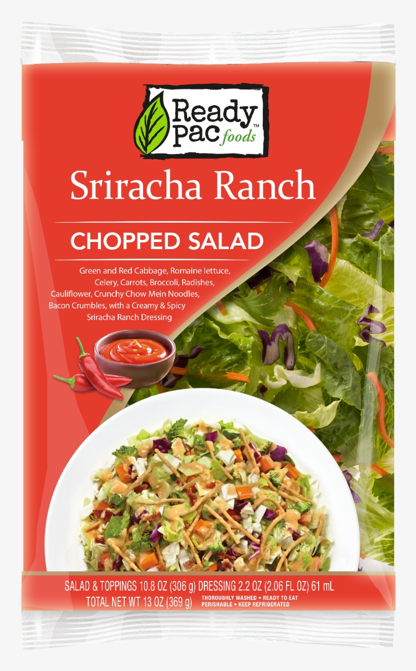 Ready Pac Complete Salad Kit, Bbq Ranch, Chopped -, transparent png #1589877