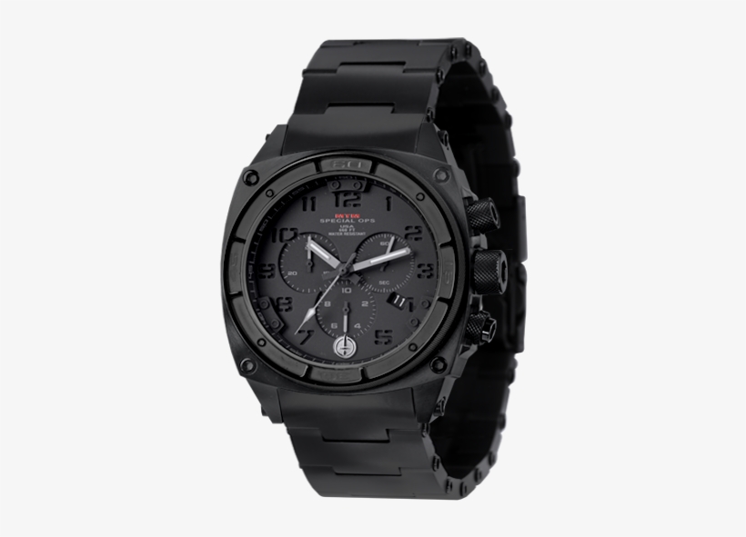 Mtm Special Ops Predator Ii Black Stainless Steel Watch - Mtm Special Ops Air Stryk Ii, transparent png #1590174