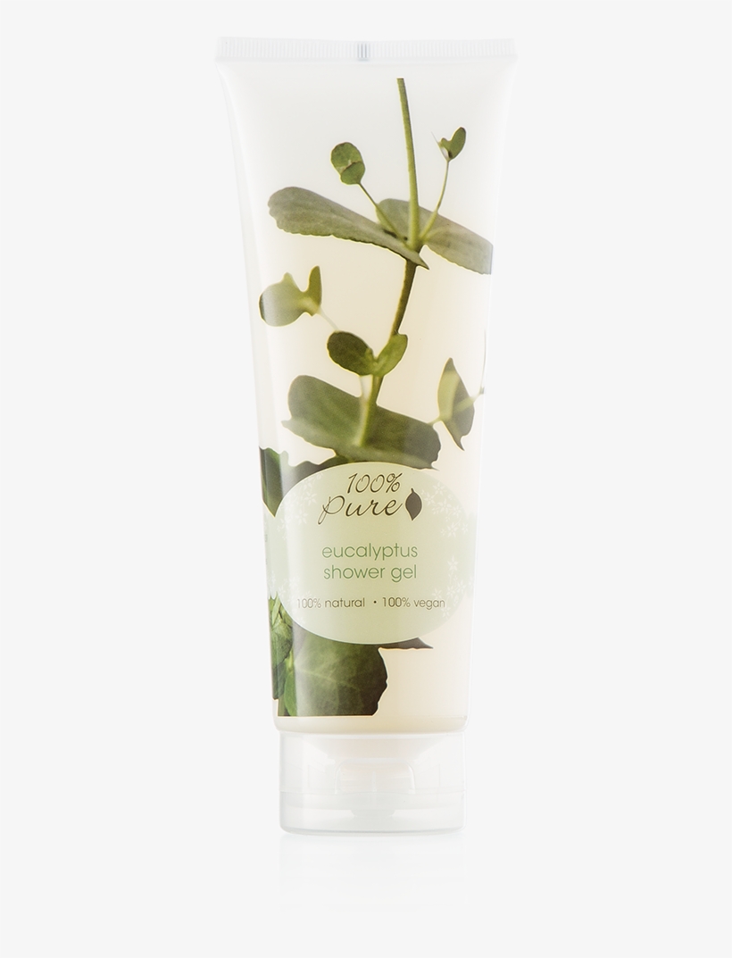 Eucalyptus Shower Gel From 100% Pure - 100% Pure Eucalyptus Shower Gel 240ml, transparent png #1590222