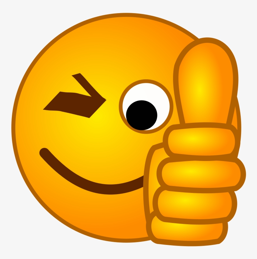 File - Smirc-thumbsup - Svg - Wikimedia Commons - Cartoon Big Thumbs Up, transparent png #1590323