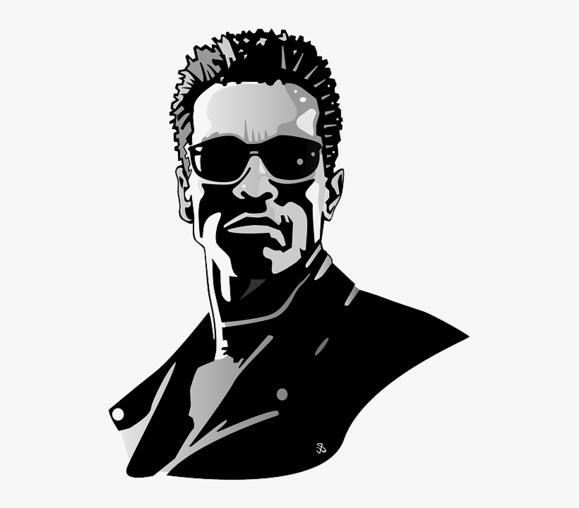 Sunglasses - Arnold Schwarzenegger Coloring Pages, transparent png #1590491