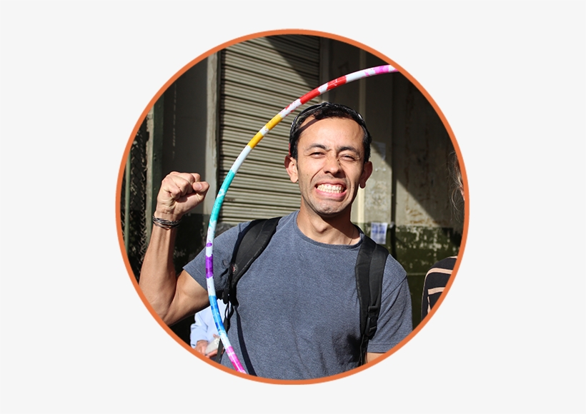 Carlos Found A Hula Hoop - Hula Hoop, transparent png #1590493