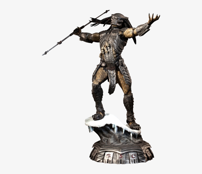 Predator Statuette 1/5 Scar Predator - Alien Vs Predator Statue, transparent png #1590755