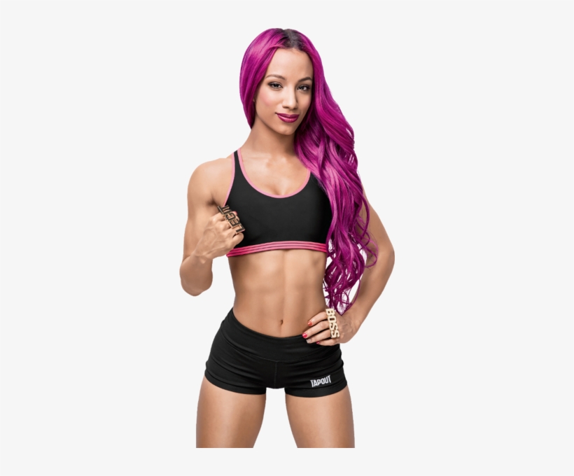 Sasha Banks - Sasha Banks Muscle And Fitness, transparent png #1590822