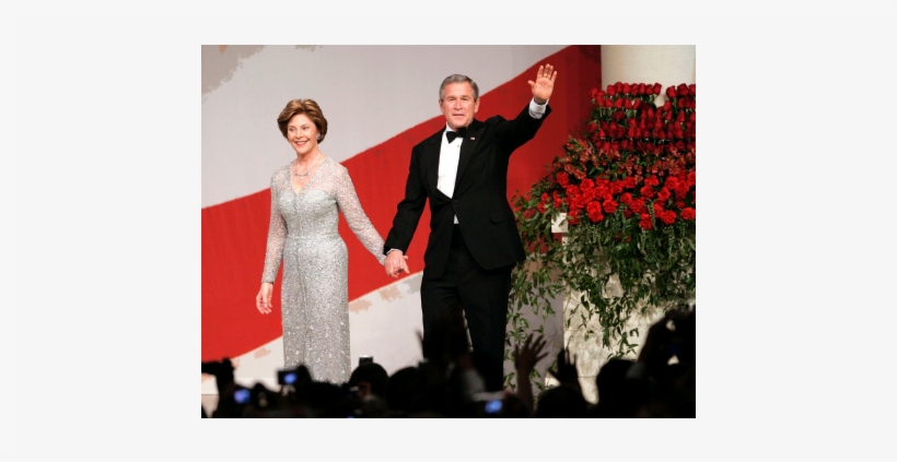 Laura And George W - George W Bush With Bible, transparent png #1591111