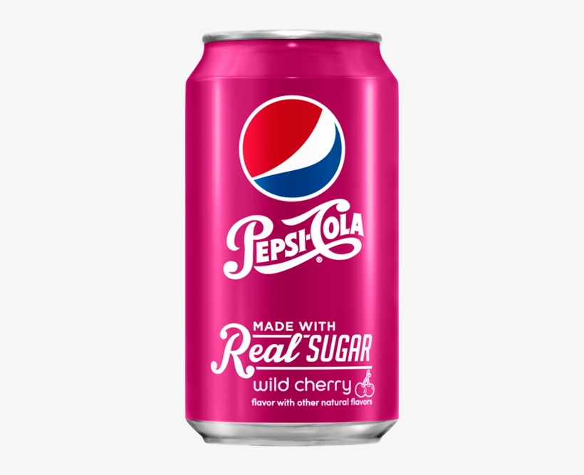 Pepsi-cola Wild Cherry Made With Real Sugar Soda Drink, - Pepsi Cola - 12 Fl Oz, transparent png #1591194