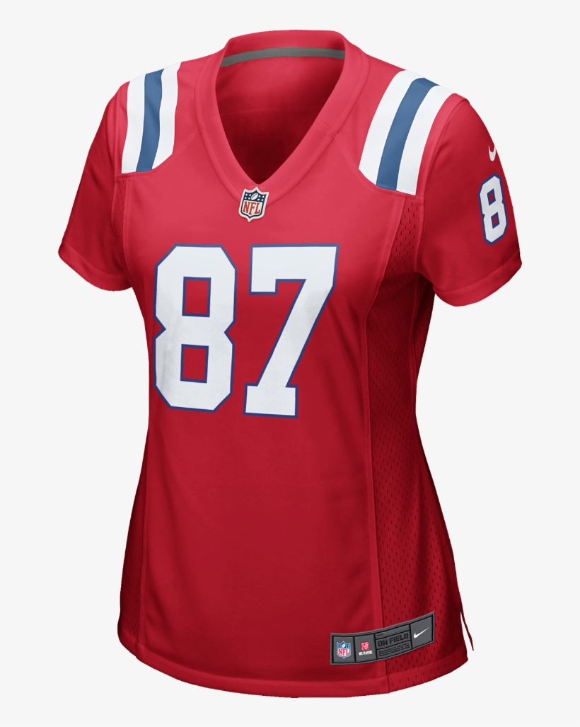 Nike Nfl New England Patriots Women's Football Alternate - Womens Red Patriots Jersey, transparent png #1591591