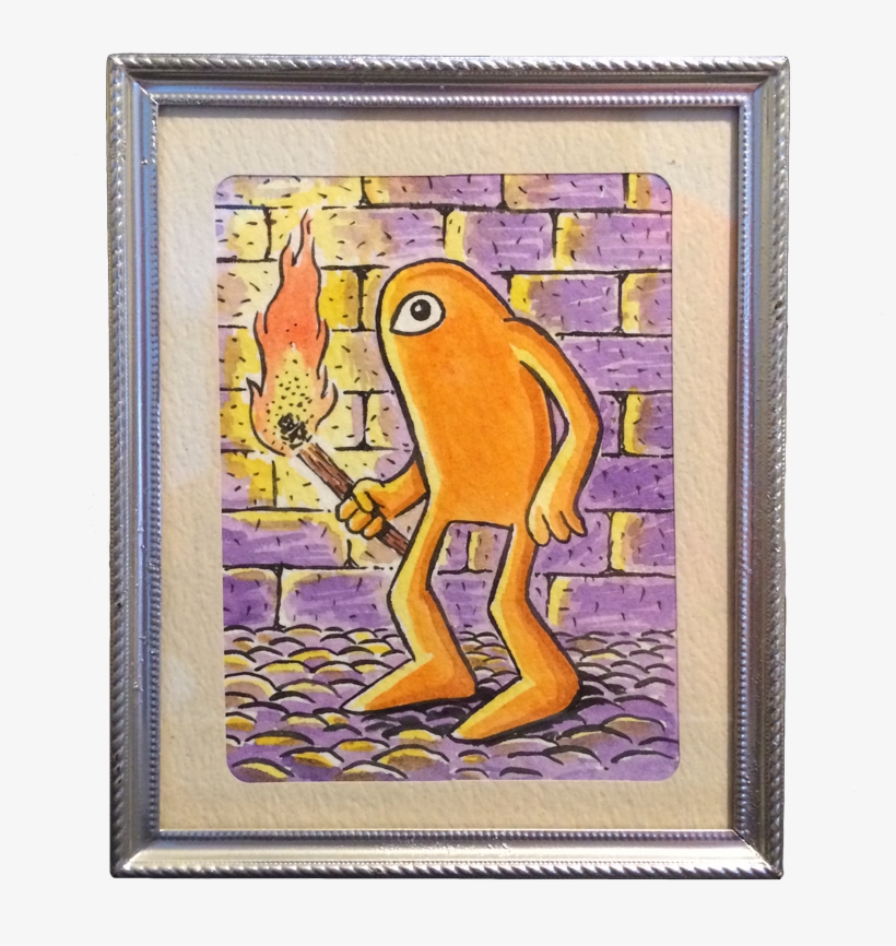 "dungeon Crawl" Framed Mini Watercolor, transparent png #1591930