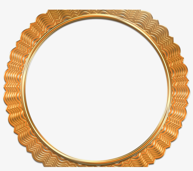 Antique Gold Photo Frame Png Image - Portable Network Graphics, transparent png #1592242