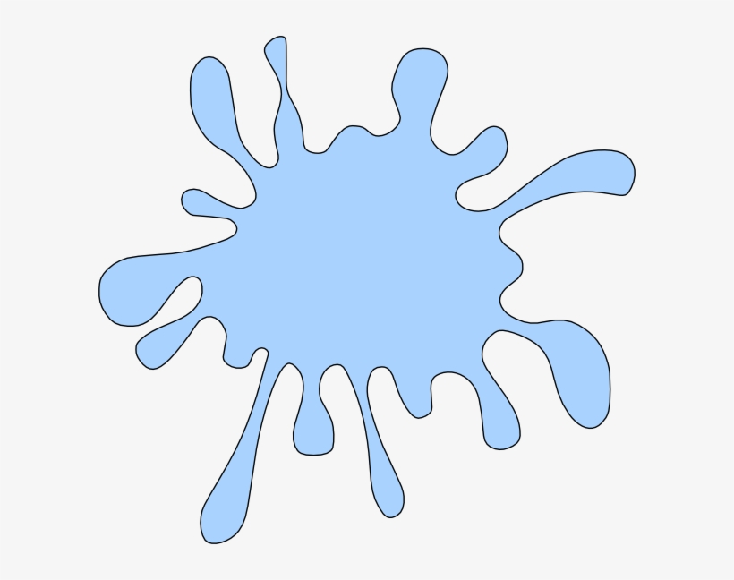 Blue Splash Svg Clip Arts 600 X 568 Px, transparent png #1592274