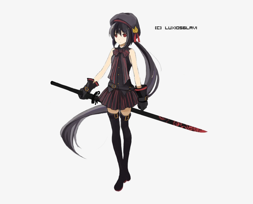 Sword Girl Render By Luxio56lavi-d50eu9a - Anime Sword Girl Render, transparent png #1592304
