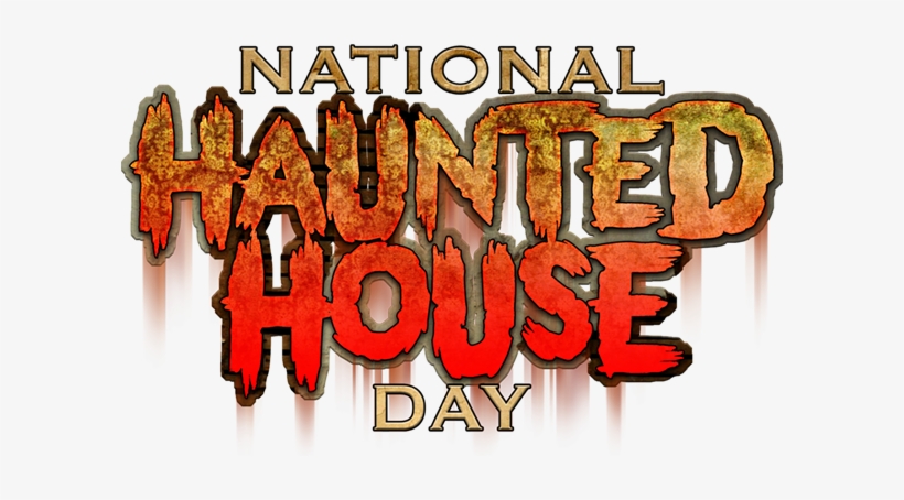 National Haunted House Day - Haunted House Logo Png, transparent png #1592341
