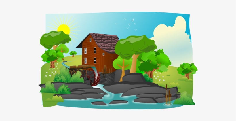 Banner Stock Haunted Clipart Free Download For Commercial - Landscape Clipart, transparent png #1592550