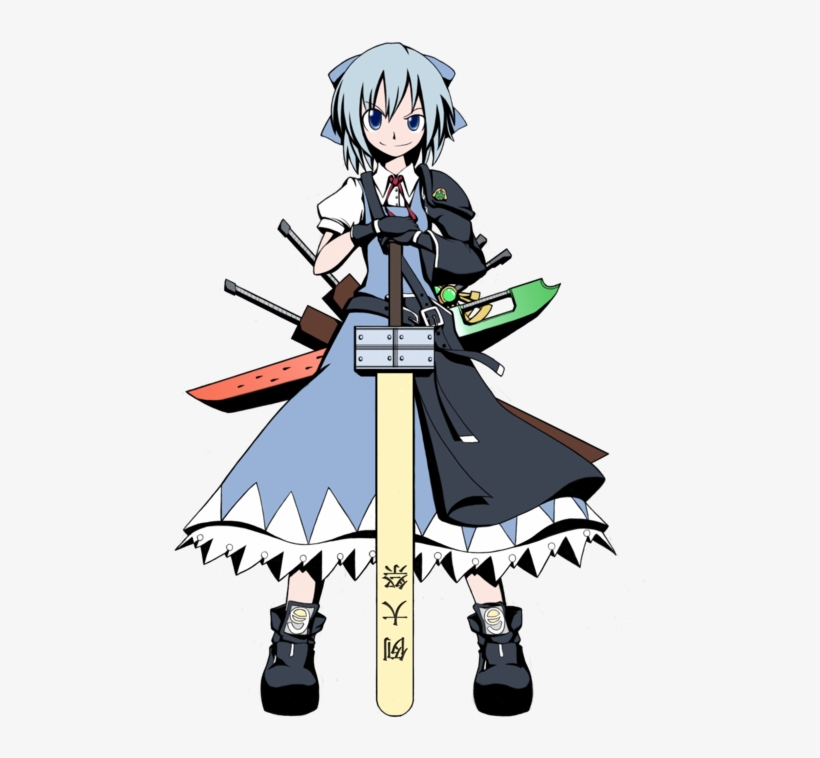 Cirno - Touhou Figma Advent Cirno, transparent png #1592580