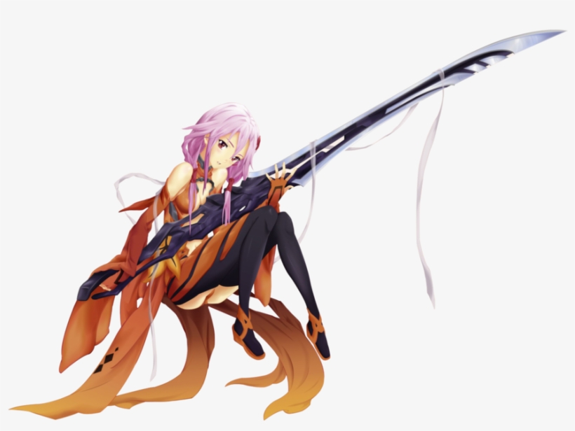 Sword And Crown Clipart - Guilty Crown Inori Png, transparent png #1592764