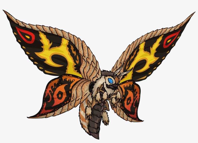 Gm 93 A ''mothra'' By Snake151 - Godzilla Bros Reboot Mothra, transparent png #1592872