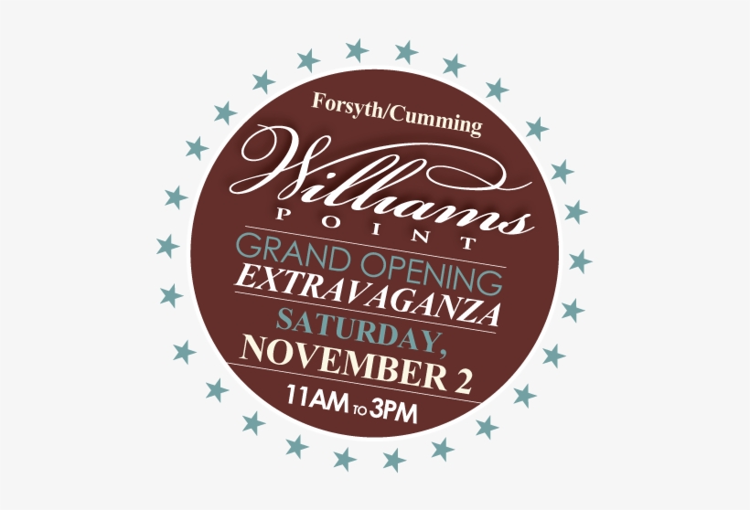 Williams Point Grand Opening - Vector Graphics, transparent png #1592918