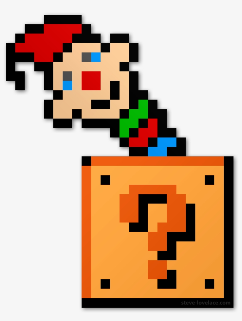 8 Bit Jack In The Box “ - Mario Bros Coin Box, transparent png #1592980